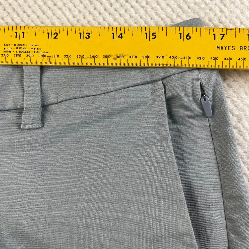 Lululemon Commission Shorts‎ Mens 32 Gray Blue Technical Chino Golf Shorts